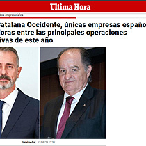 Indra y Catalana Occidente, nicas empresas espaolas compradoras entre las principales operaciones corporativas de este ao